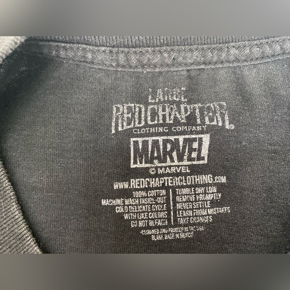 IRONMAN & CAPTAIN AMERICA Rare Vintage Dual Shield Logo Marvel Avengers t-shirt - Picture 4 of 8